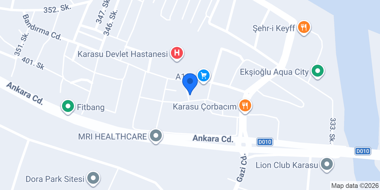 Şakar Optik & Lens konumu