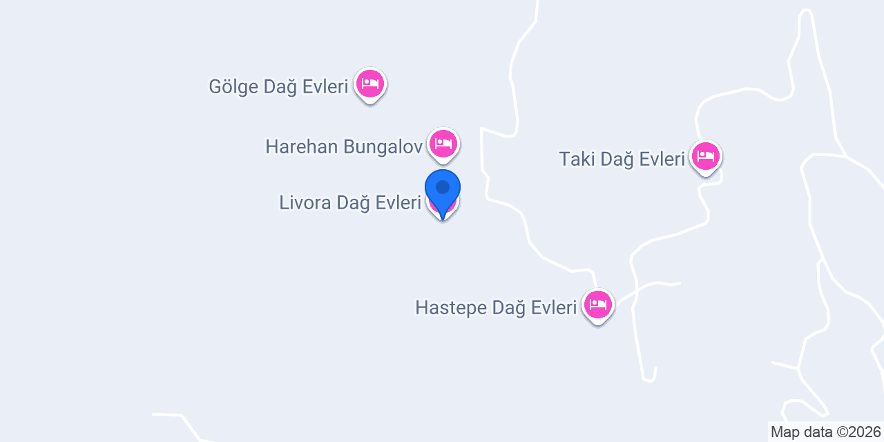 Livora Dağ Evleri konumu