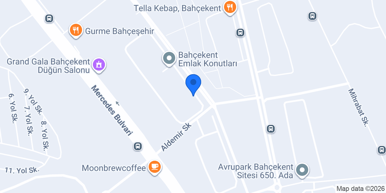 Bahçekent Damacana Su konumu