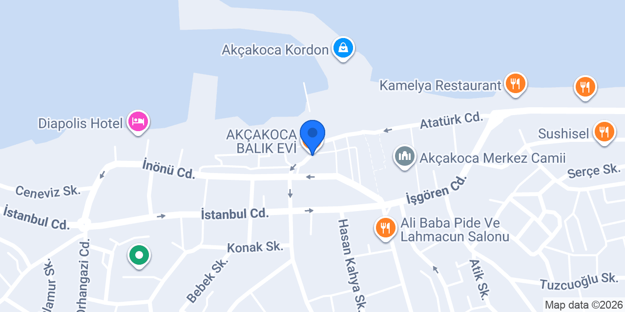 Akçakoca Meydan Döner konumu