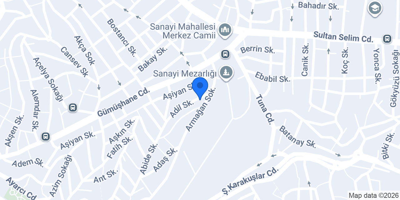 Kağıthane Çilingir Anahtarcı Mert Usta konumu