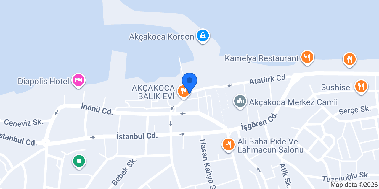 Çiğköftem Akçakoca konumu