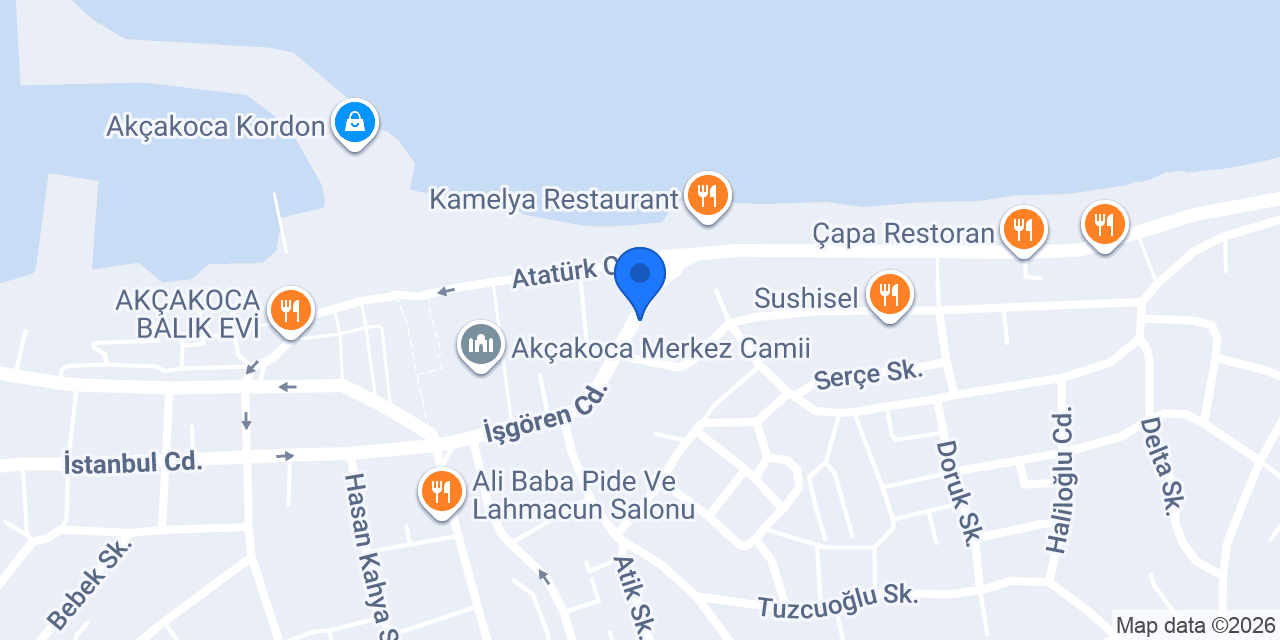 Akçakoca Tostçum konumu