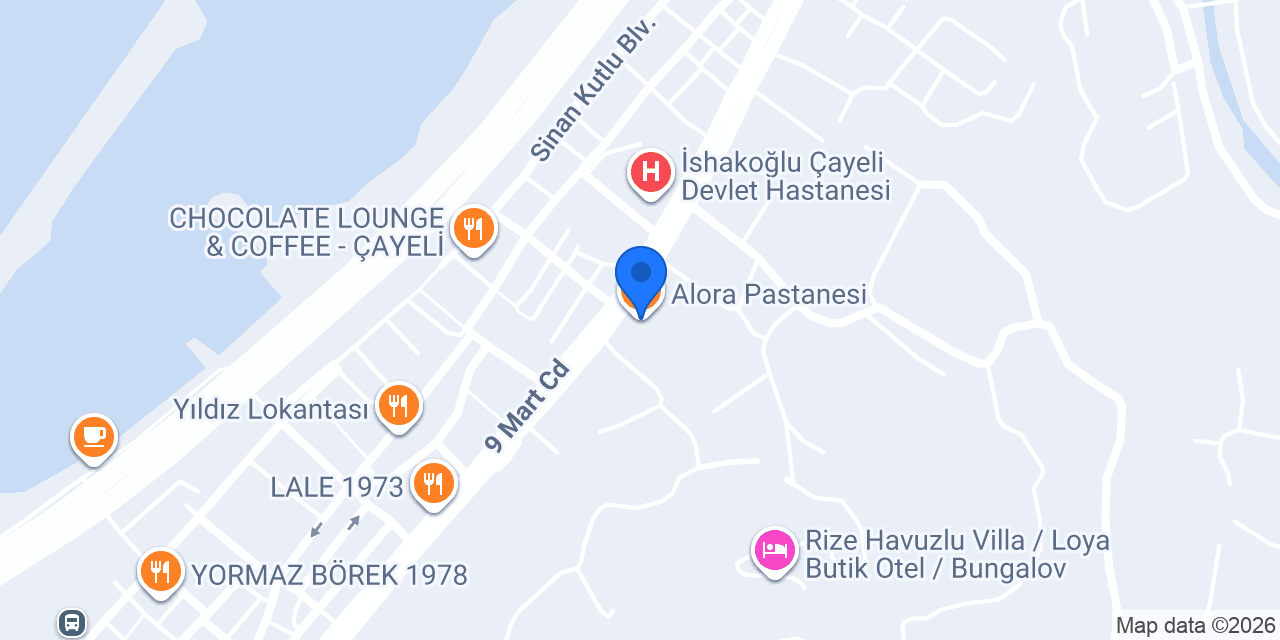 Alora Pastanesi konumu