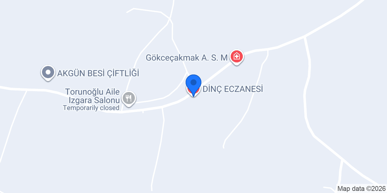 DİNÇ ECZANESİ konumu