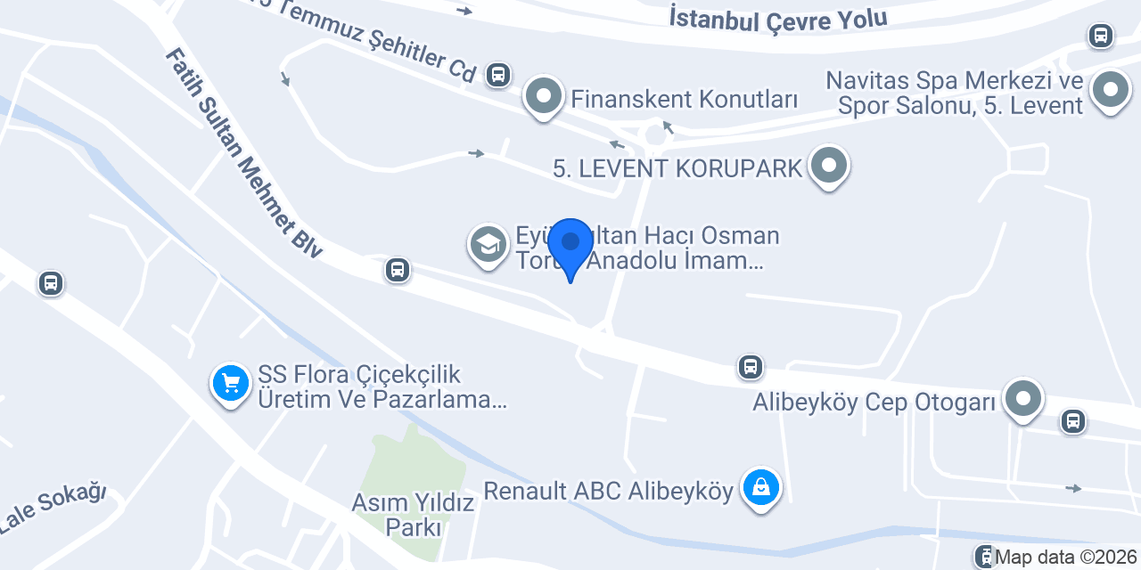 Eyüpsultan Alemdağ Kuran Kursu konumu
