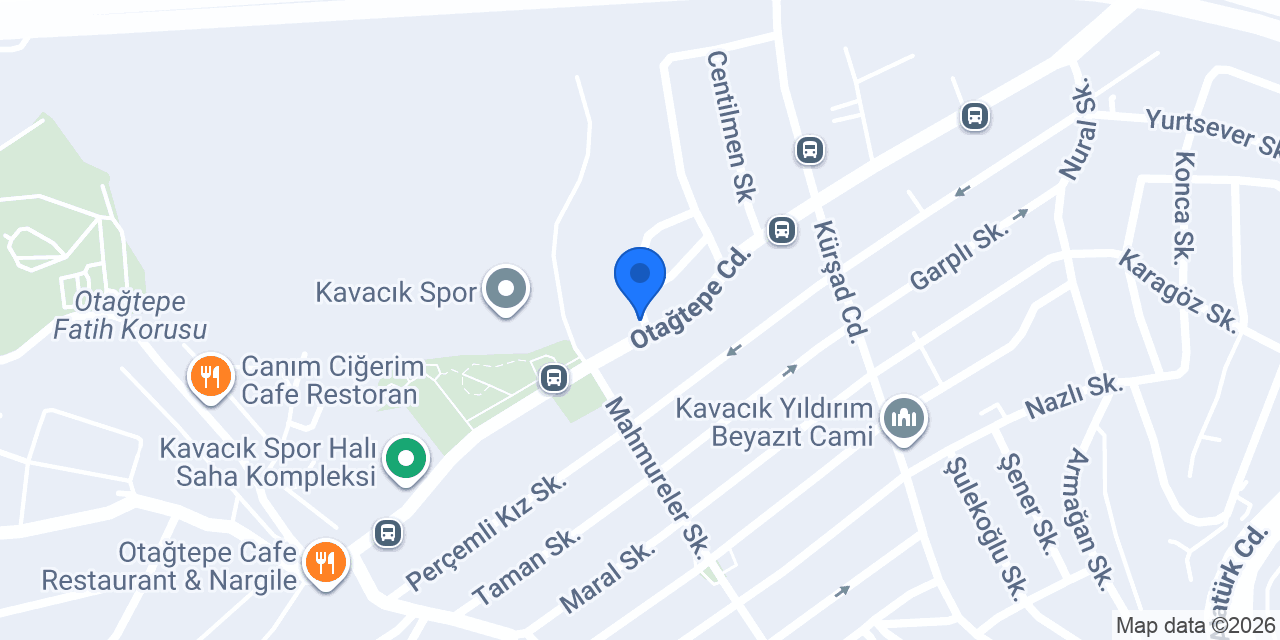Öz Maraş Dondurma Salonu konumu