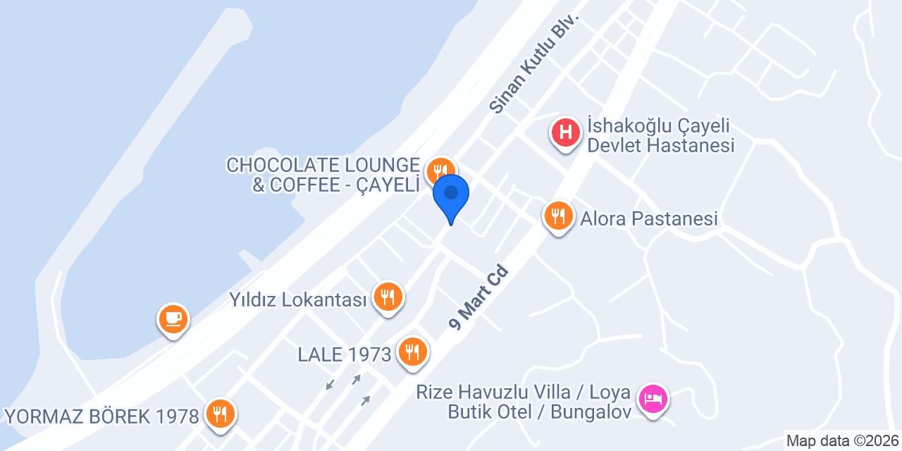 Çayeli Katık Döner konumu