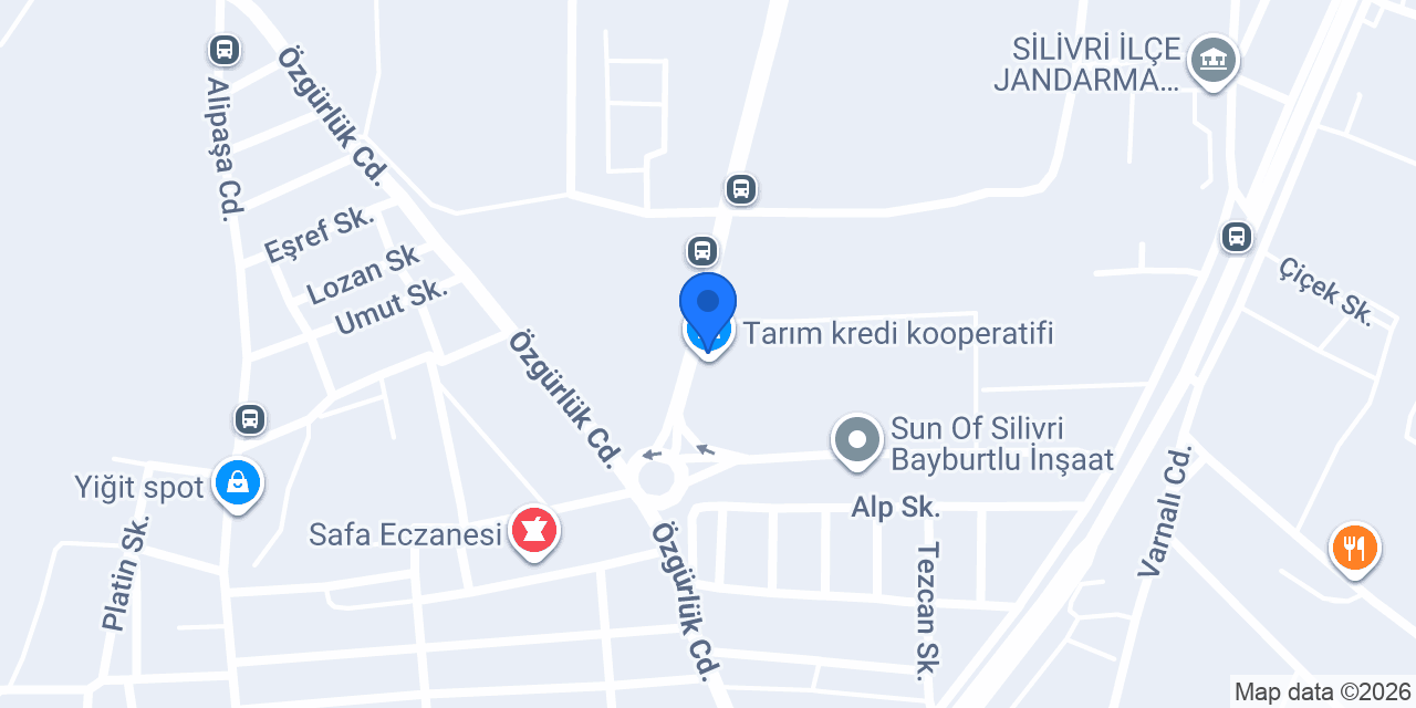 Silivri Tekel Shop konumu