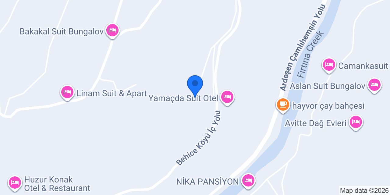 Fiçita Bungalov konumu