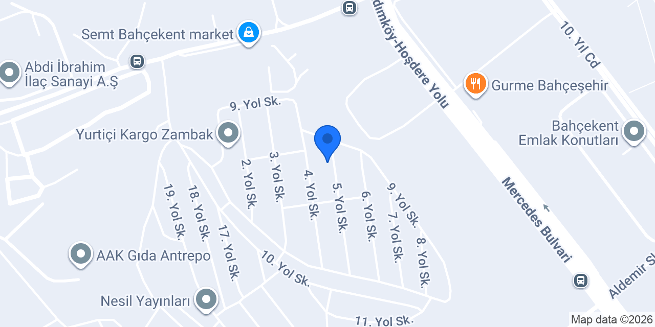 Meba Teknik Malzeme İthalat ve Ticaret Ltd. Şti. konumu