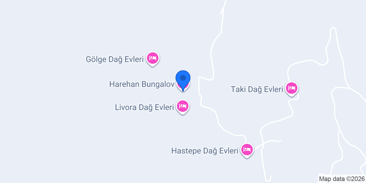 Harehan Bungalov konumu