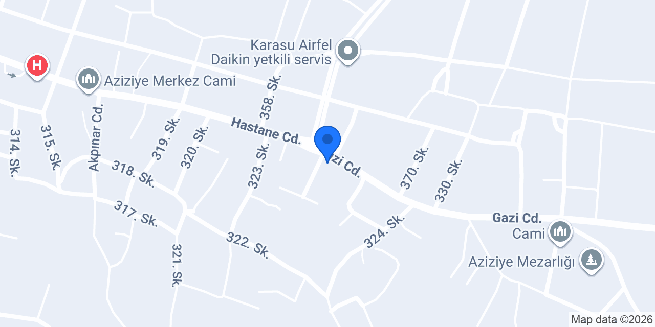 Aziziye pide lahmacun konumu