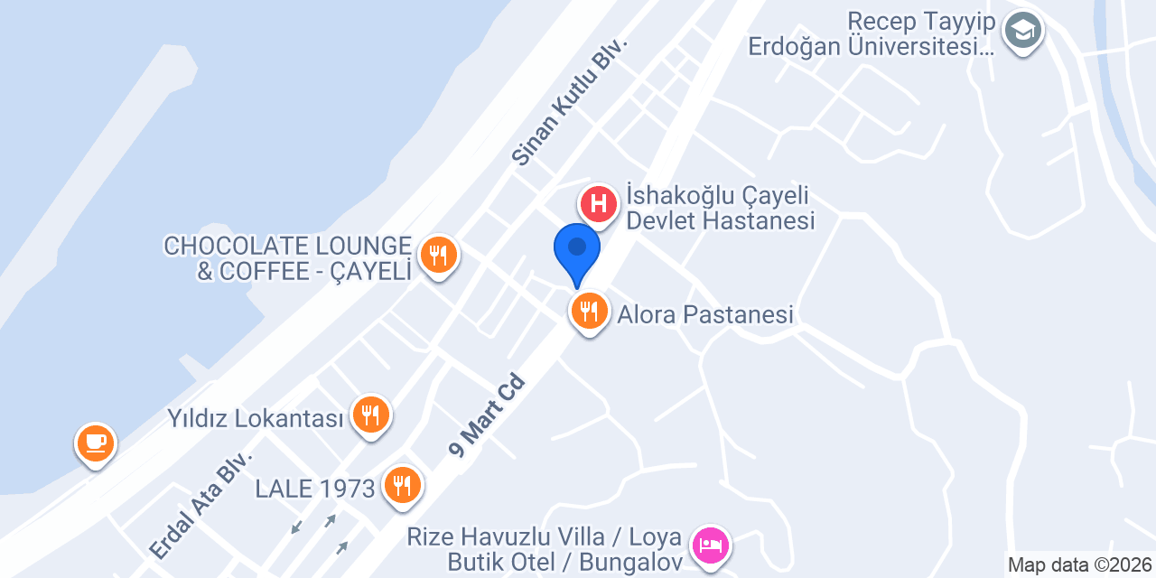 Orhan Olgun Diş Muayenehanesi konumu