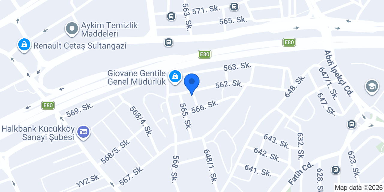 Ervin Gıda ve Meşrubat konumu