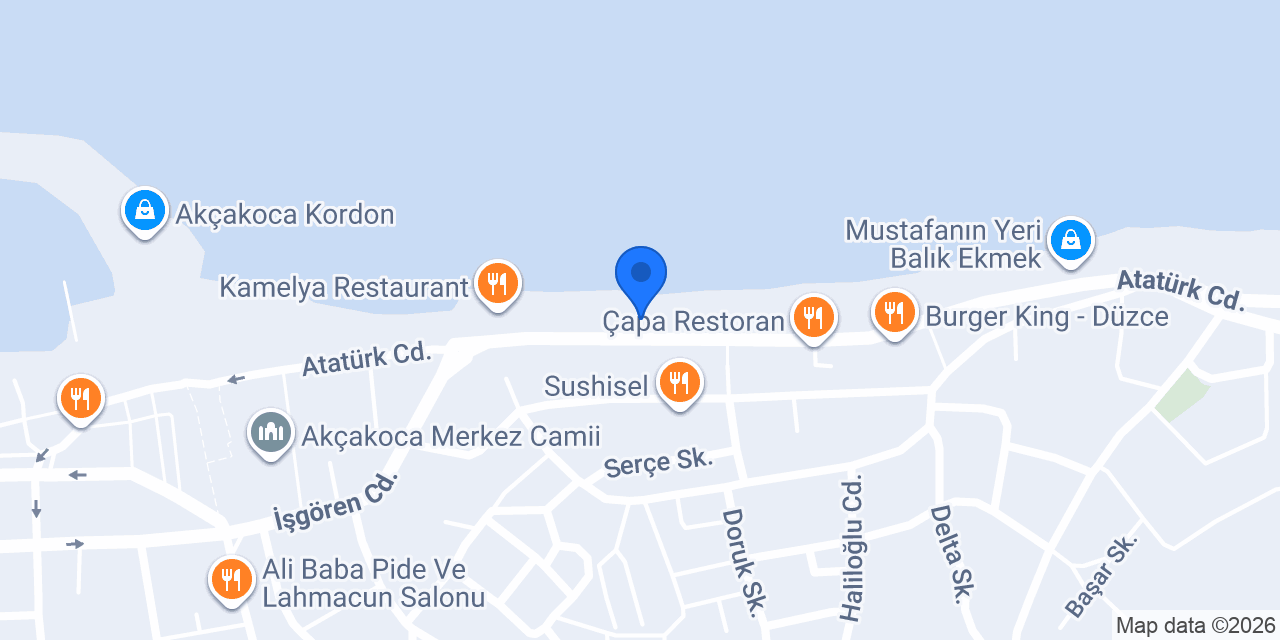 Akbey Balık Restoran konumu