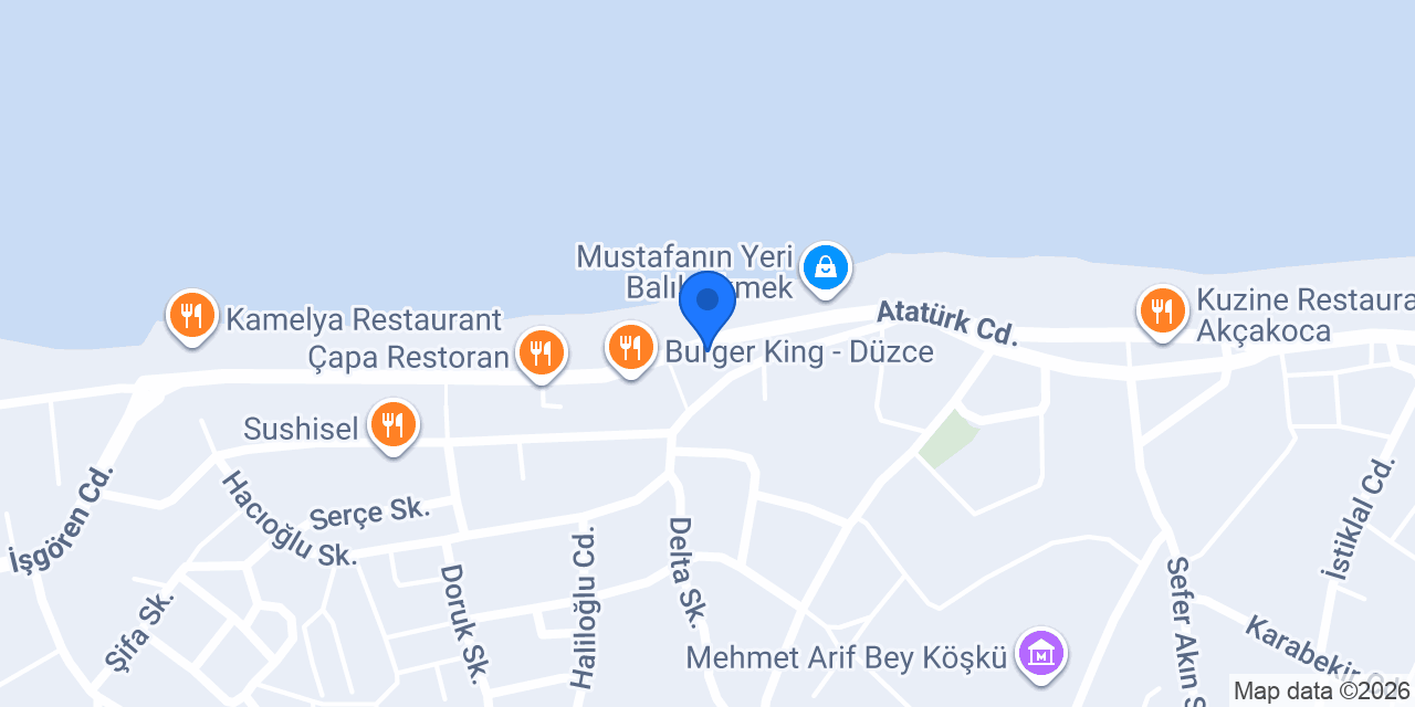 Mengen Sofrası kebap 14 konumu