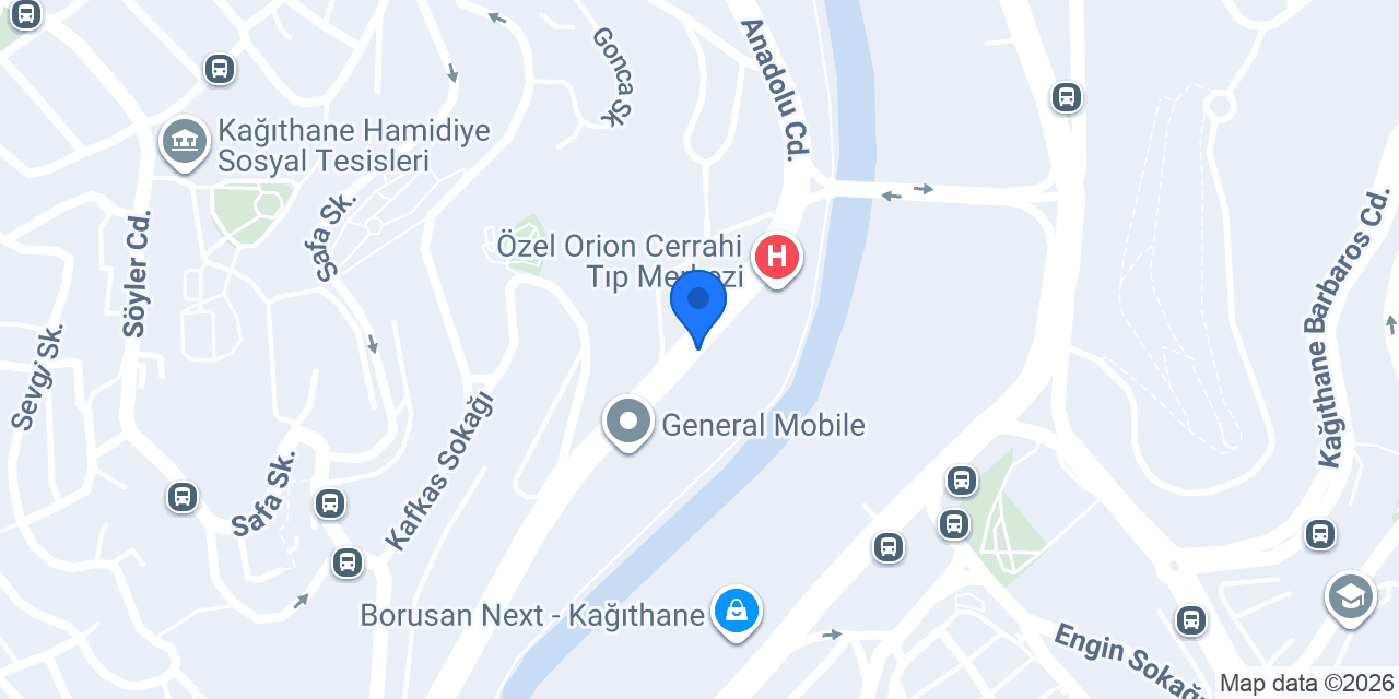 DOD Aykan Kağıthane konumu