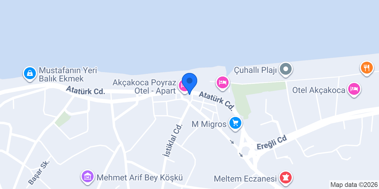 Domino's Pizza Akçakoca konumu