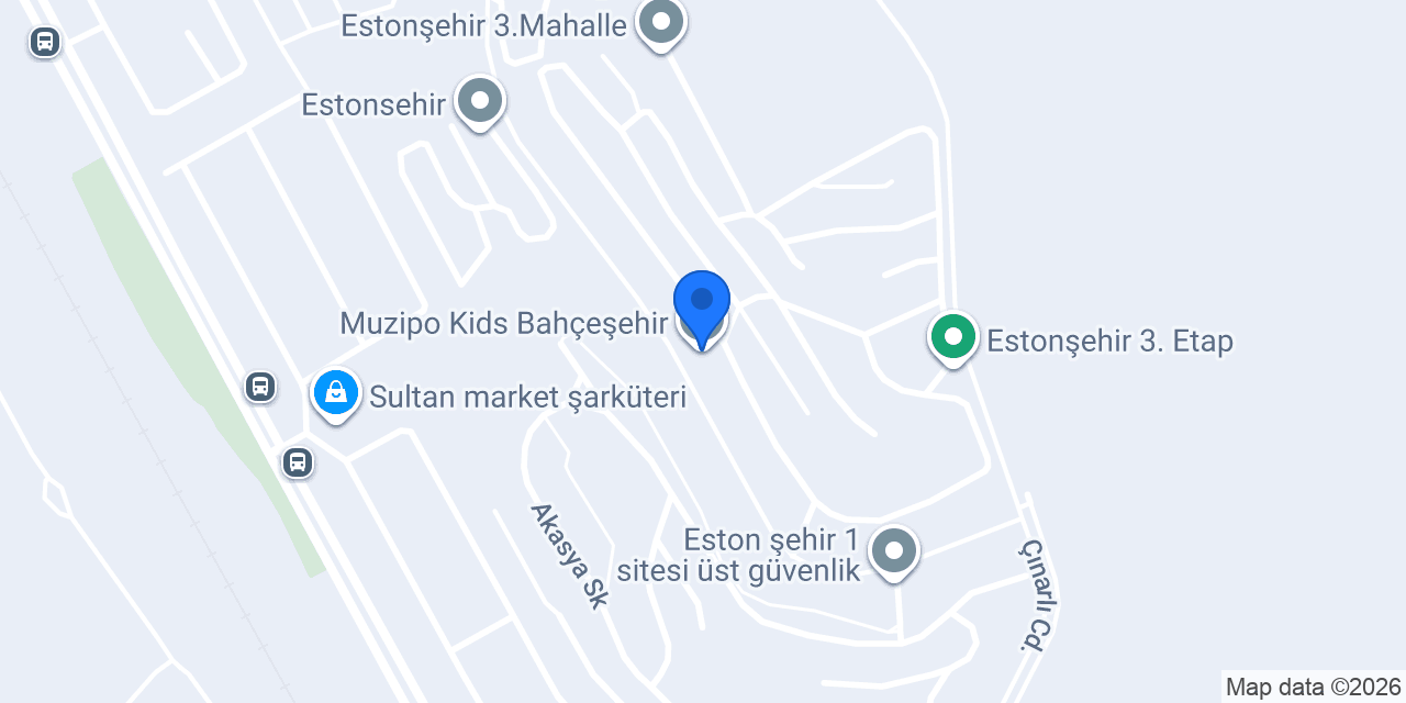 Muzipo Kids Bahçeşehir konumu