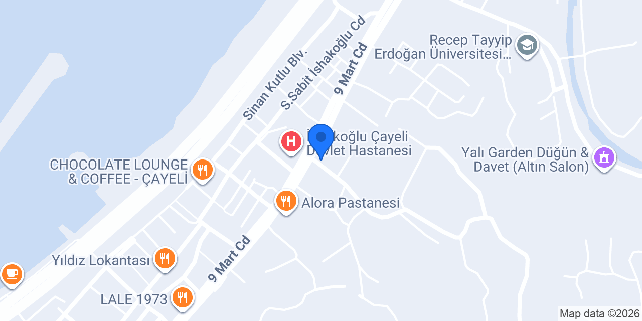 Mikail usta dondurma Çayeli konumu