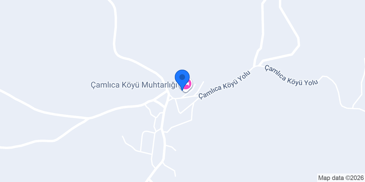 Çamlıca Köyü Muhtarlığı konumu