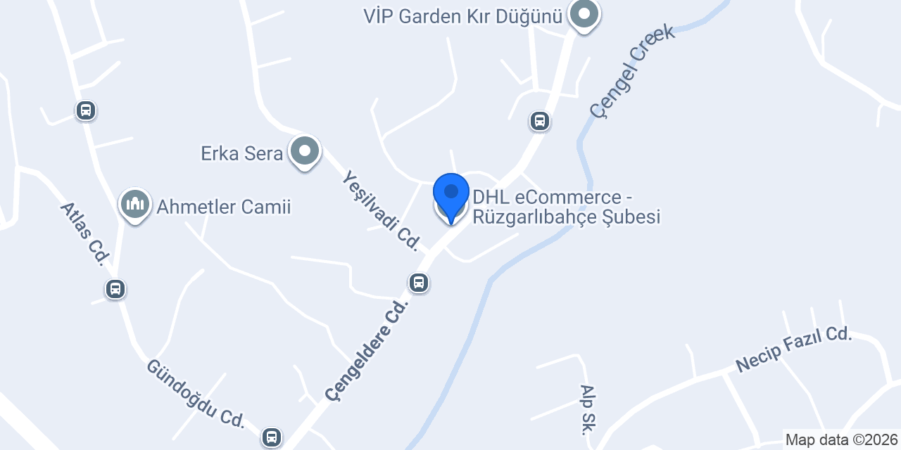 DHL eCommerce - Rüzgarlıbahçe Şubesi konumu