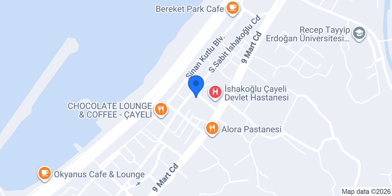 Çayeli Sütlazzade konumu