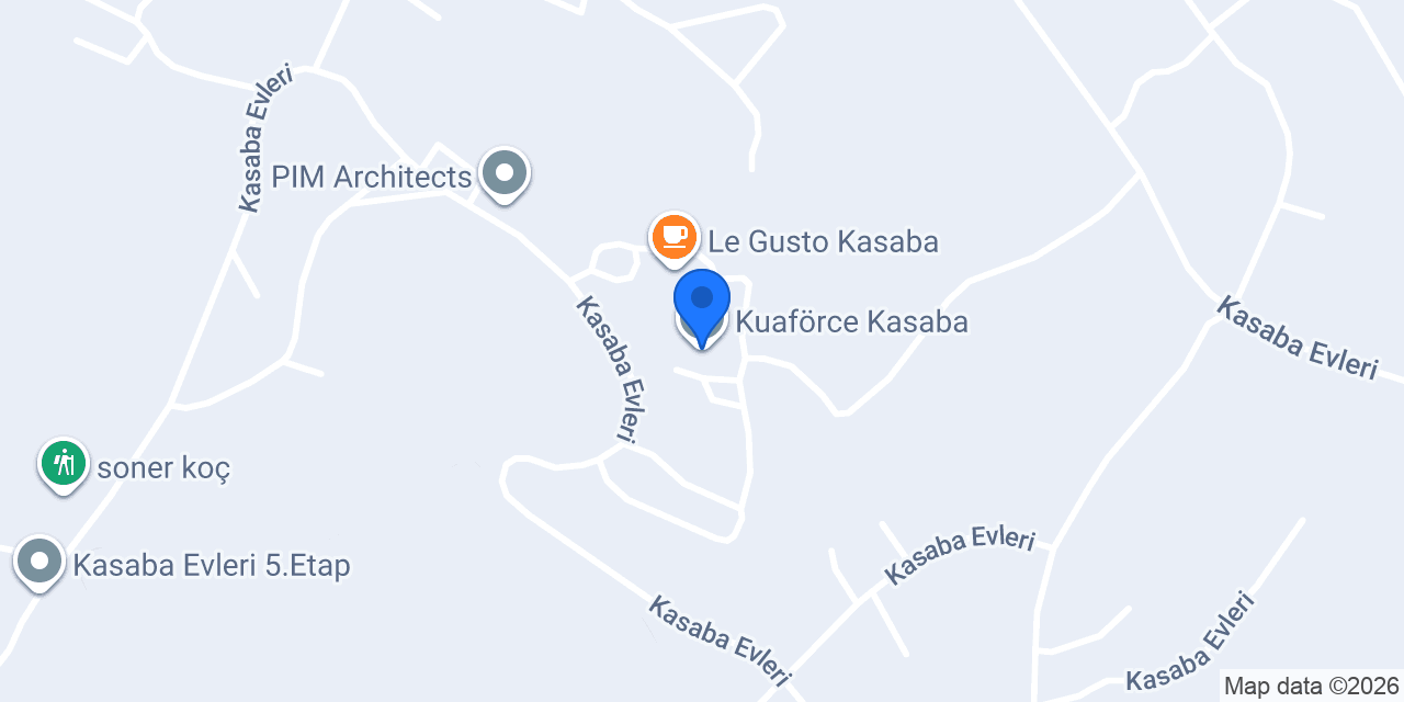 Kuaförce Kasaba konumu
