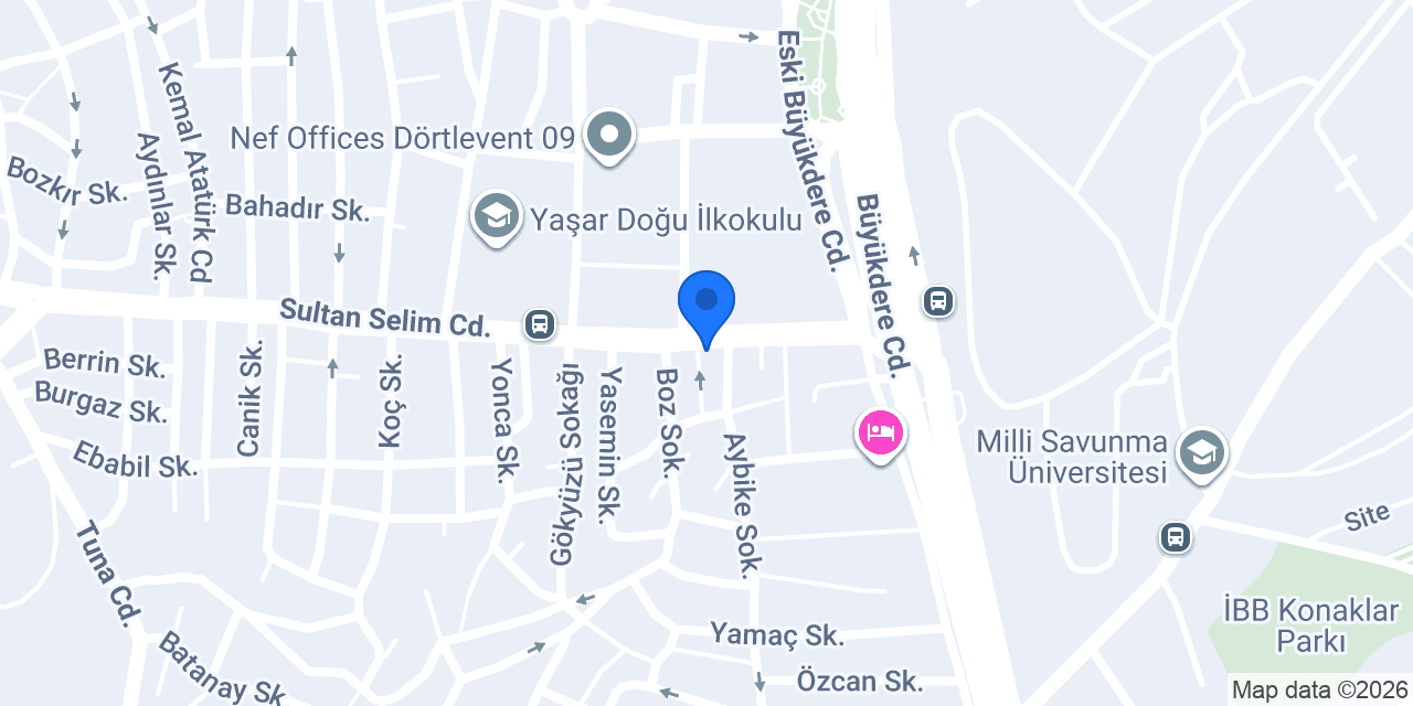 Levent Çiçek Atölyesi konumu