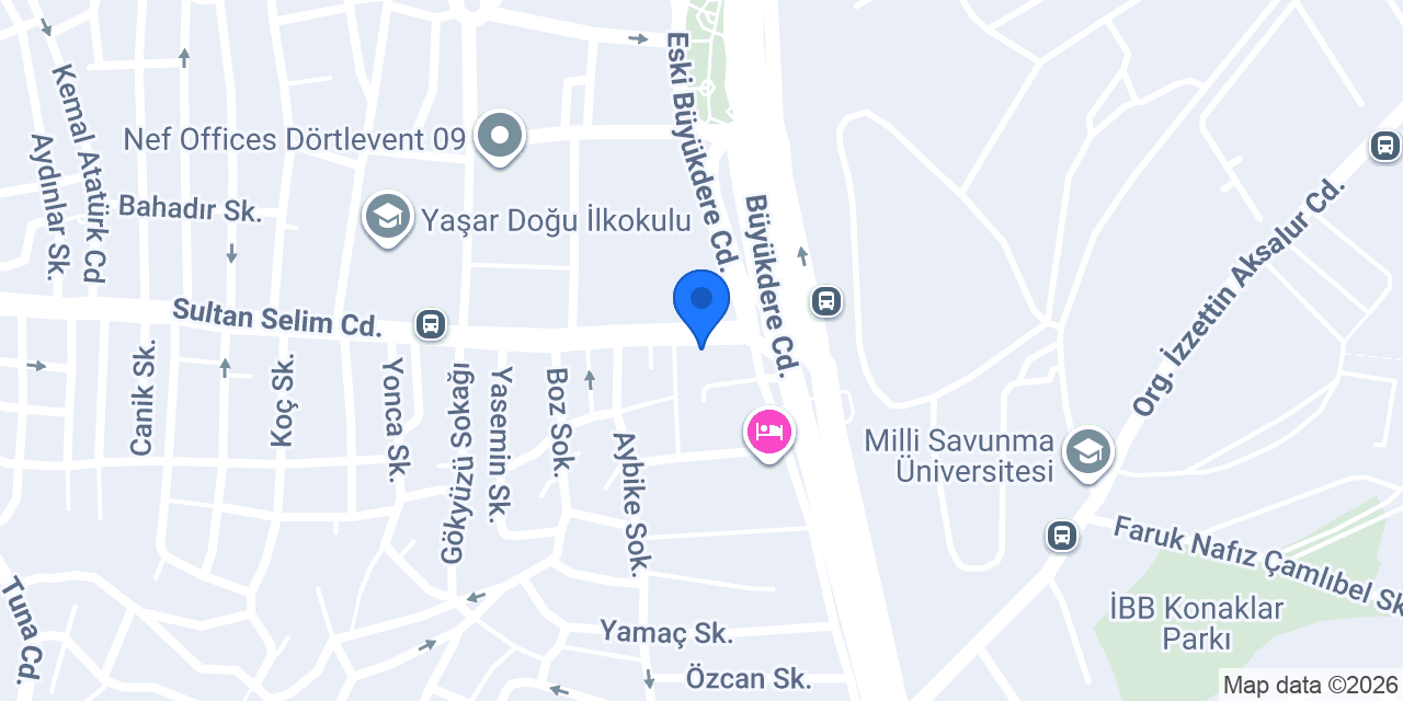 LEVENT AÇI ÖZEL ÖĞRETİM KURSU konumu