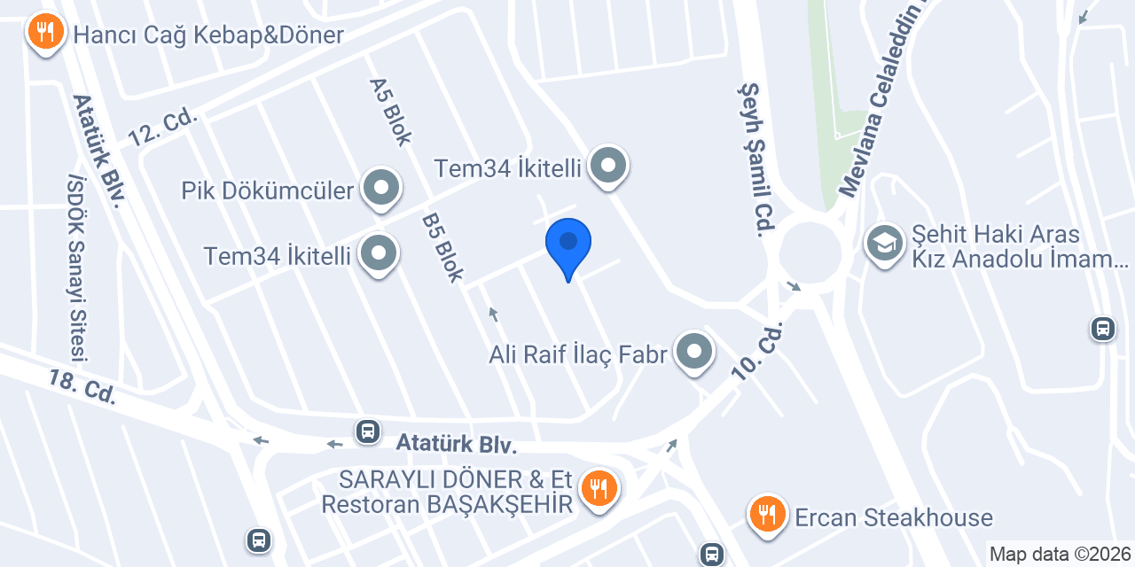 Alsancak Makina Metal konumu
