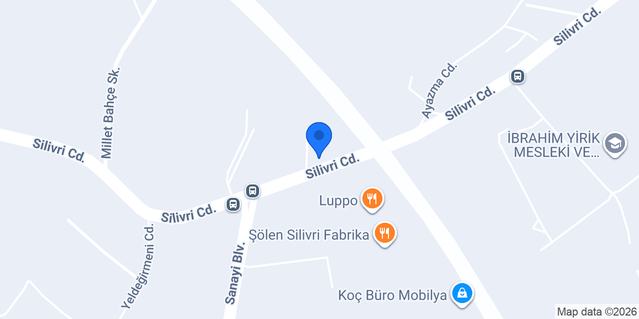 Silivri Palet konumu
