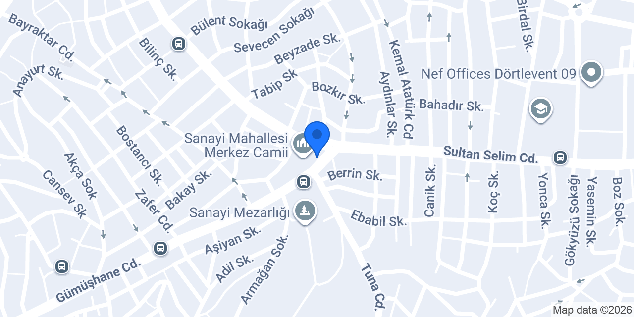 Sanayi Taksi konumu