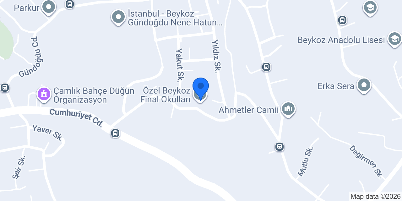 Özel Beykoz Final Okulları konumu