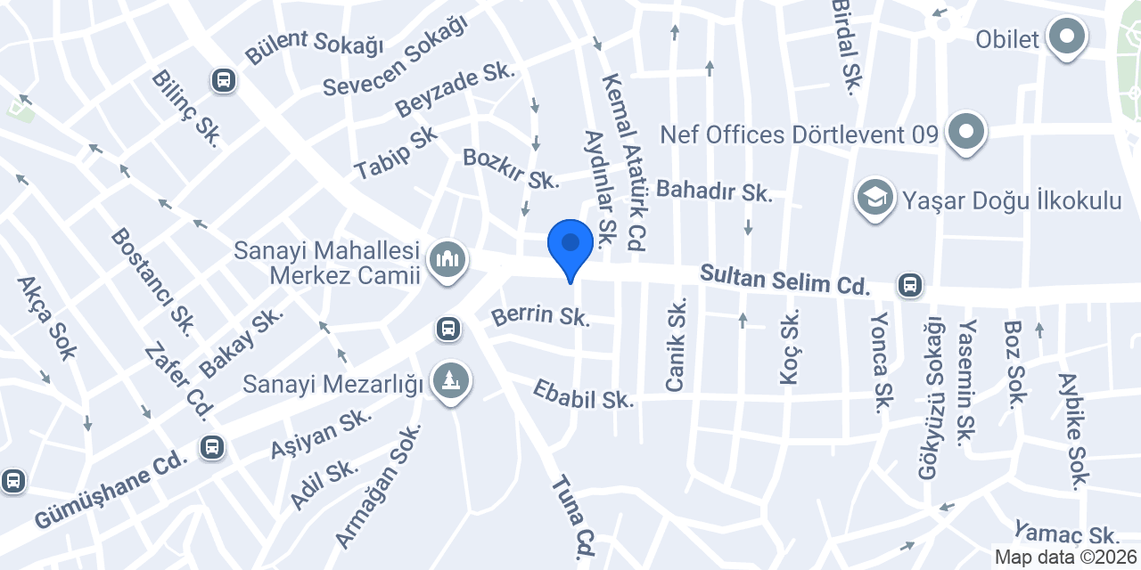 Maydonoz Döner Sultanselim Mahallesi konumu