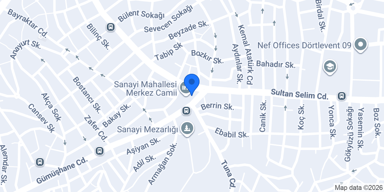 Happy Center Sanayi konumu