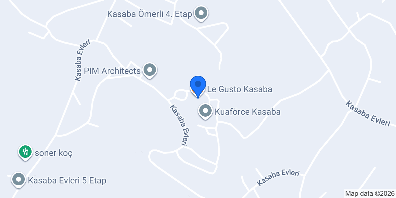 Le Gusto Kasaba konumu