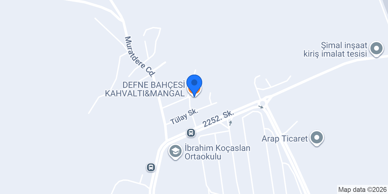 DEFNE BAHÇESİ KAHVALTI&MANGAL konumu