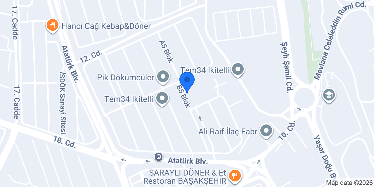 Mavera Logistics Istanbul Depo konumu