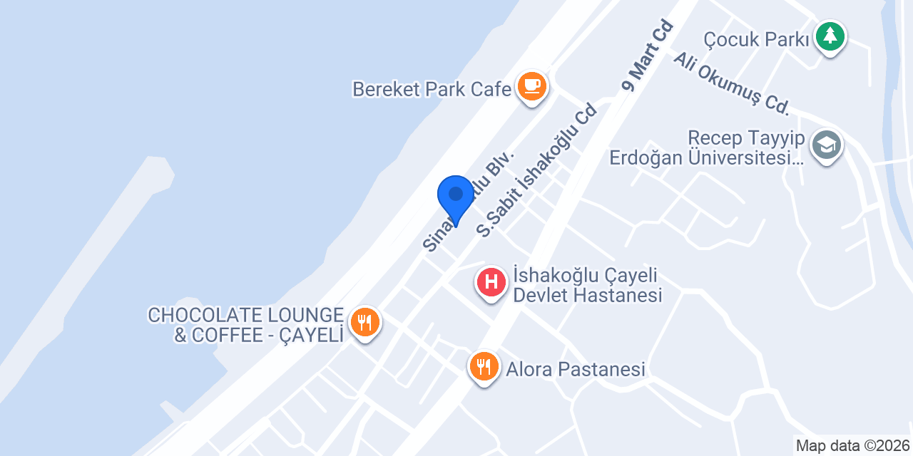 Elliüç Cafe konumu