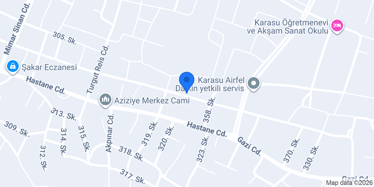 İskenderoğlu Halı Yıkama Fabrikası konumu