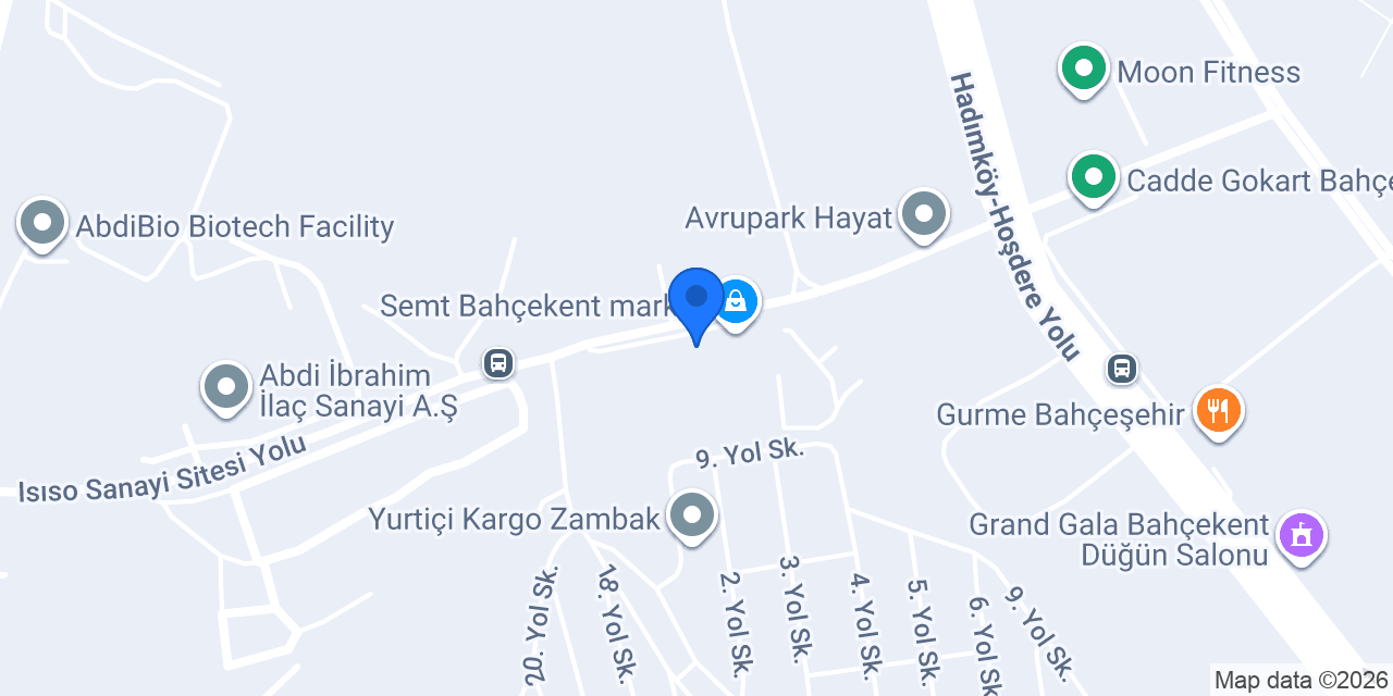 Bahçekent Marmaris Büfe konumu