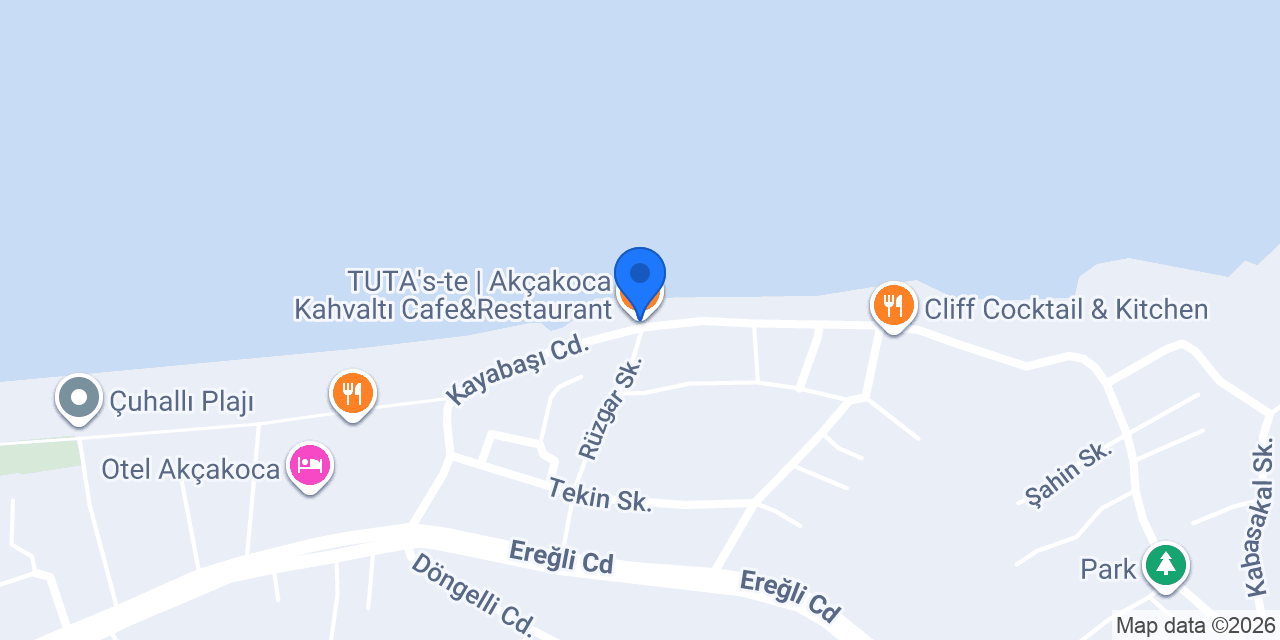 TUTA’s-te | Akçakoca Kahvaltı Cafe&Restaurant konumu