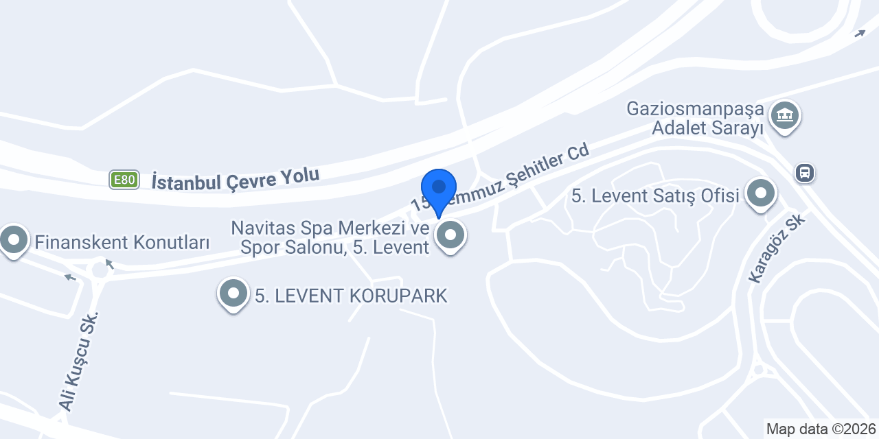 Etiler Marmaris 5.Levent konumu