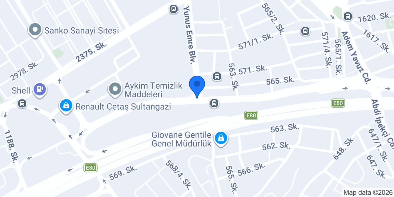 Opr.Dr. Duran Çekiç konumu