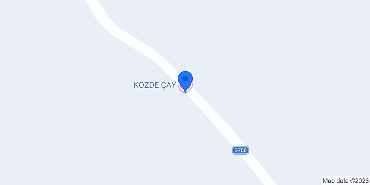 KÖZDE ÇAY konumu