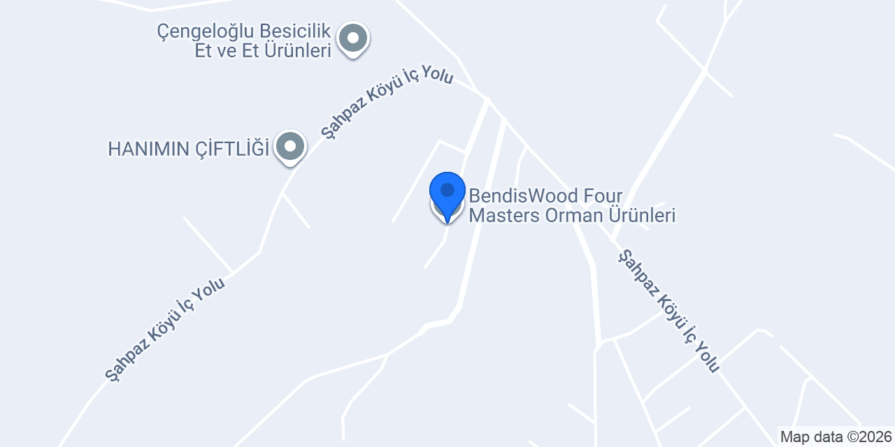 BendisWood Four Masters Orman Ürünleri konumu