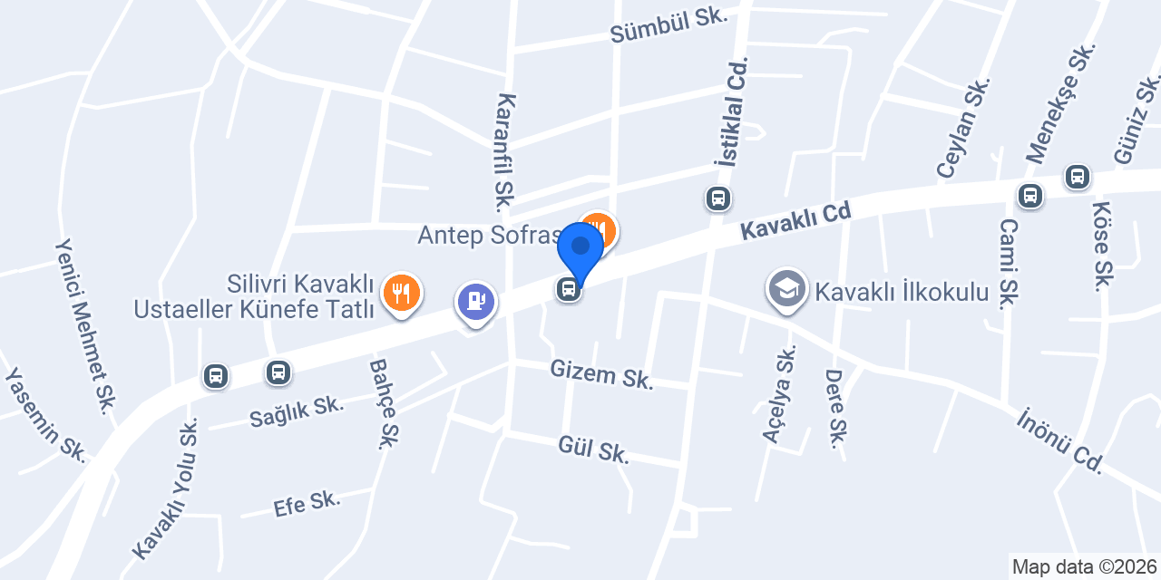 Kavaklı döner konumu