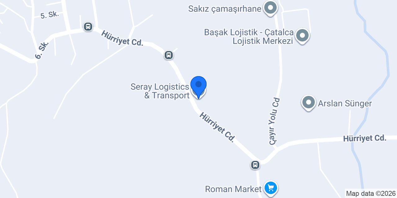 Seray Logistics & Transport konumu